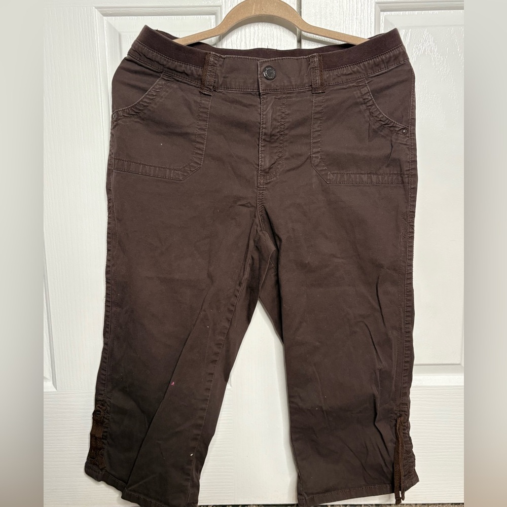 Brown Comfy Capris